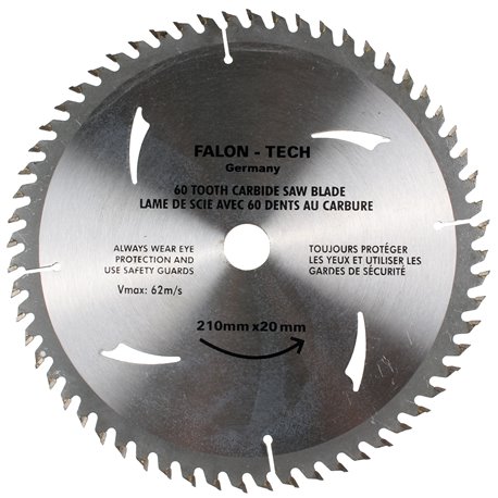 Tarcza widiowa do drewna 210 mm x 20 mm x 60T