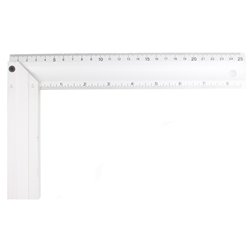 Linijka aluminiowa biurowa budowlana 25 cm