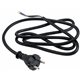 Przewód kabel wtyczka POLSKI gumowy 2x1,5 mm 1.5m