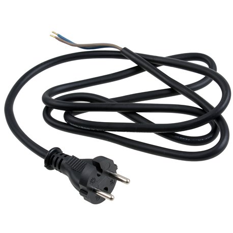 Przewód kabel wtyczka POLSKI gumowy 2x1,5 mm 1.5m