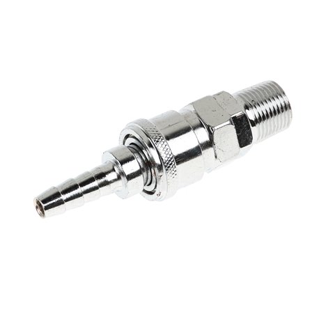 Szybkozłączka do termoregulacji form wtryskowych ½” na przewód 9mm gwint 16.5mm 7/16”