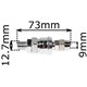 Szybkozłączka do termoregulacji form wtryskowych ½” na przewód 9mm z nakrętką 1/2”mm gwint ½”