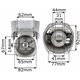 Obudowa przekładni aluminiowa do szlifierki max G1802 na tarczę 230mm EL-005