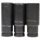 Klucz udarowy pneumatyczny 1” 570Nm 1” z nasadkami 17, 19, 21mm