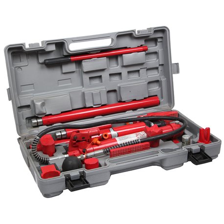 Zestaw hydrauliczny do naprawy karoserii 10T 15el.