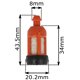 Filtr paliwa do pilarki Stihl MS210 230 250 piły spalinowej 20mm 