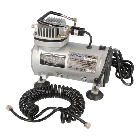 Mini kompresor do aerografu 150W 3-4bar 20-23L/min modelarski