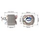 Stojan do Szlifierki max 230mm G1802 EL-005 58x60mm