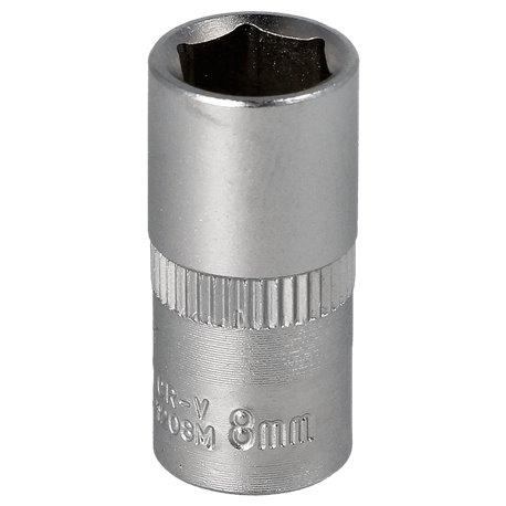 Klucz nasadka krótka 8 MM 1/4 CrV HONITON