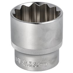 Klucz nasadka krótka 34 MM 1/2 CrV HONITON 12-KĄT