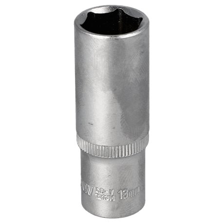 Klucz nasadka DŁUGA 13 MM 1/4 CrV HONITON