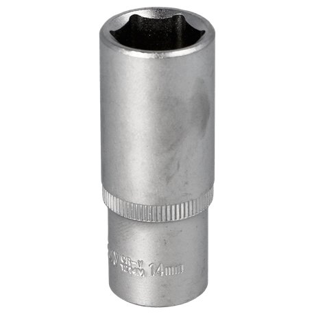 Klucz nasadka DŁUGA 14 MM 1/4 CrV HONITON