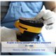 PAPIER ŚCIERNY 125 KRĄŻKI SAMOPRZYLEPNE NA RZEP Z OTWORAMI P60 X50