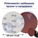 PAPIER ŚCIERNY 125 KRĄŻKI SAMOPRZYLEPNE NA RZEP DO SZLIFIERKI P180 X10