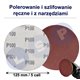 PAPIER ŚCIERNY 125 KRĄŻKI SAMOPRZYLEPNE NA RZEP DO SZLIFIERKI P100 X50