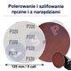 PAPIER ŚCIERNY 125 KRĄŻKI SAMOPRZYLEPNE NA RZEP DO SZLIFIERKI P320 X50