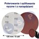 PAPIER ŚCIERNY 125 KRĄŻKI SAMOPRZYLEPNE NA RZEP DO SZLIFIERKI P80 X50