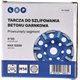 TARCZA DIAMENTOWA GARNKOWA FREZ DO SZLIFOWANIA BETONU 125 LSP