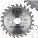 TARCZA WIDIOWA DO CIĘCIA DREWNA PIŁA 125 MM x 22,2 24T WĘGLIK WIDA LSP