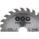 TARCZA WIDIOWA DO CIĘCIA DREWNA PIŁA 125 MM x 22,2 24T WĘGLIK WIDA LSP