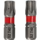 BIT UDAROWY TORX T40 25MM MZESTAW BITÓW UDAROWYCH 2 SZTUKI LSP