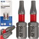 BIT UDAROWY TORX T15 25MM MZESTAW BITÓW UDAROWYCH 2 SZTUKI LSP