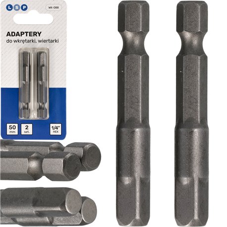 ADAPTER DO WRKĘTARKI 1/4 x 1/4 50 MM CR-V MARKOWE LSP