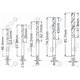 WIERTŁO KOBALTOWE ZESTAW WIERTEŁ DO METALU STALI HSS CO HSSE 2 - 5MM 5SZT