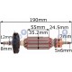 WIRNIK do szlifierki MAKITA 9565CV 9565CVR 9565CR 9565C 9565CV