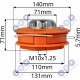 GŁOWICA ŻYŁKOWA AUTOMATYCZNA DO KOSY + ŻYŁKA ZBROJONA 2 4 24 MM 30 METRÓW