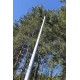 Nożyce do żywopłotu na wysięgniku do kosy 150cm 28 mm 9 frezów
