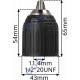 Uchwyt samozaciskowy 1/2" 2-13mm plastik