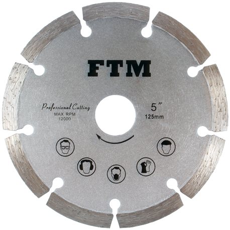 Tacza diamentowa segmentowa 125mm FTM-5SS