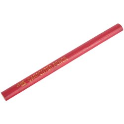 Ołówek budowlany 172mm ciesielski stolarski kreślarski czerwony