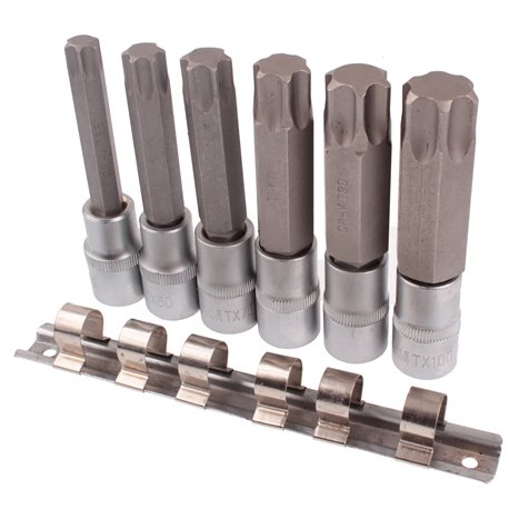 Zestaw nasadek torx T55 - T100 1/2" CrV "JOBIextra" 