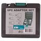 Zestaw redukcji 6 el. Adaptery Honiton CrV 1/4" 3/8" 1/2" 3/4" do nasadek