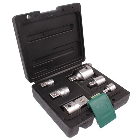 Zestaw redukcji 6 el. Adaptery Honiton CrV 1/4" 3/8" 1/2" 3/4" do nasadek