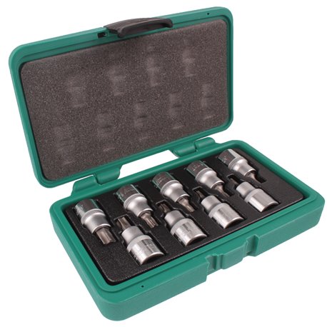 Zestaw nasadek TORX 9 el. T20-T60 1/2" "Honiton"