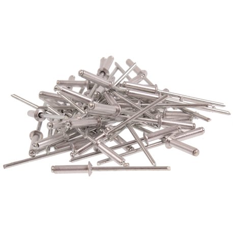 Nity aluminiowe 3.2 x 12.7mm 50 sztuk