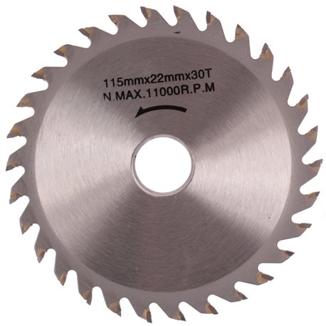 Tarcza widiowa 115 x 20 - 22,2 mm 30T do drewna widia
