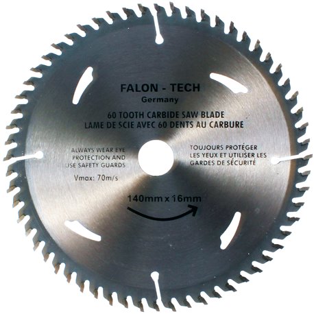 Tarcza widiowa 140 x 16 mm 60T do drewna widia