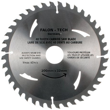 Tarcza widiowa 200 x 32 mm 40T do drewna widia