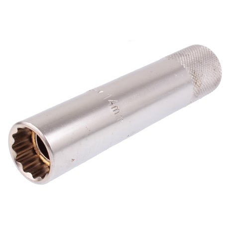 Nasadka do świec Honiton 3/8" 14 MM CrV dwunastokątna długa 12-kątna