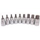 Zestaw nasadek 9el. Imbus 4-17mm 1/2" CrV HONITON HEX