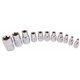 Zestaw nasadek torx wewnętrzny HONITON 11el. 1/4 3/8 1/2 cal. E4-E20 nasadki E star socket&nbsp;
