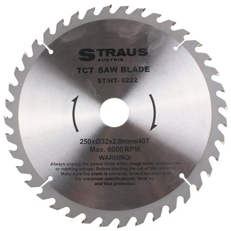 Tarcza widiowa 250 mm x 32 mm x 40T