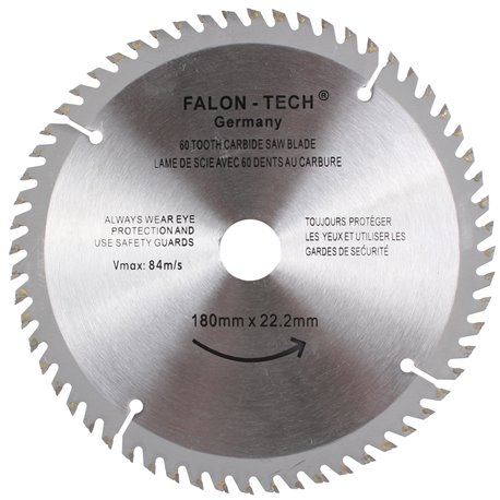 Tarcza widiowa 180 mm x 22,2 mm x 60T