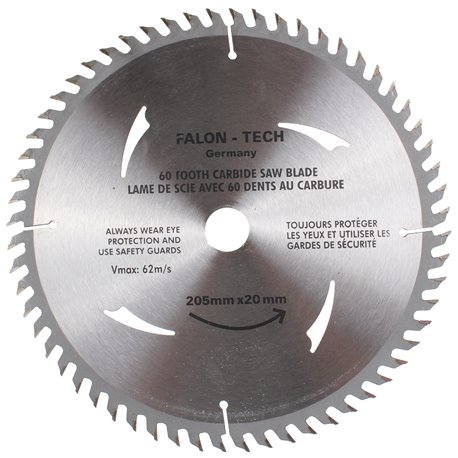 Tarcza widiowa 205 mm x 20 mm x 60T