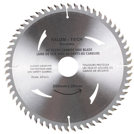 Tarcza widiowa 205 mm x 32 mm x 60T